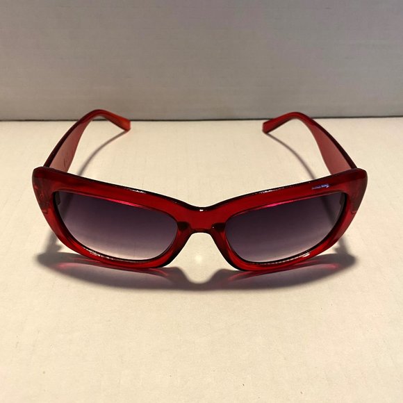 Accessories - Weird Red Color Square Unisex Sunglasses